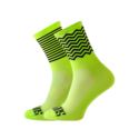 SKARPETY SUPPORT ZIG ZAG LIME 45-46