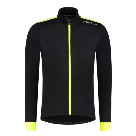 BLUZA ROGELLI CORE XL CZARNO-ŻÓŁTA